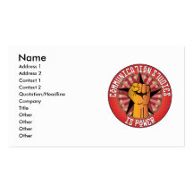 Communication Studies Is Power Business Card