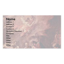 Communion Of The Apostles By Ricci Sebastiano Business Card