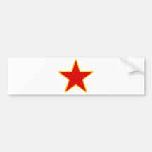 Communist Red Star Bumper Sticker