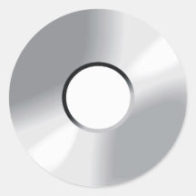 compact disc cd round stickers