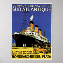 Compagnie de Navigation Sud-Atlantique Poster
