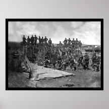 Company C Troops at Bull Run 1862 Posters