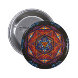 Compass Mandala buttons