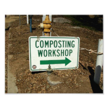 Composting Workshop Sign Photo