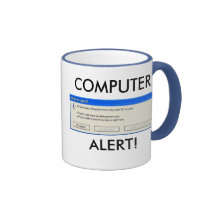 COMPUTER ALERT! MUG