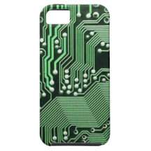 Computer circuit board iPhone 5 case