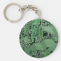 Computer circuit board key chain