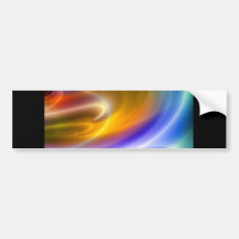 Computer Digital Abstract Bumper Stickers