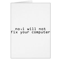 Computer Fixer Cards