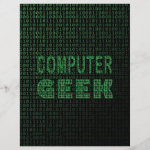 Computer Geek Personalized Flyer