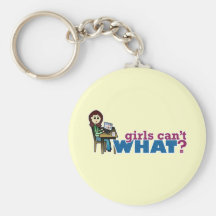Computer Girl - Light Key Chains