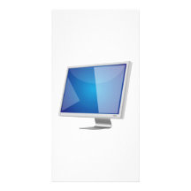 Computer Monitor Photo Card