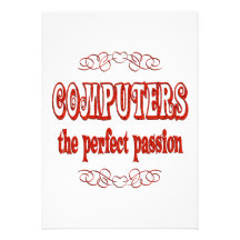 Computer Passion Personalized Invite