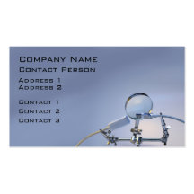 Computer Repairer Profile Card Business Card Template