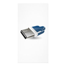 Computer USB Adapter Custom Photo Card