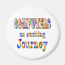 COMPUTERS are Exciting Refrigerator Magnet