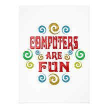 Computers are FUN Invites