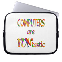 Computers are FUNtastic Laptop Sleeve