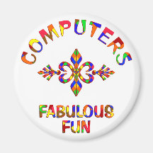 Computers Fabulous Fun Magnets