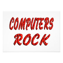 Computers ROCK Personalized Announcements