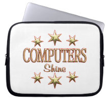 Computers Shine Computer Sleeve