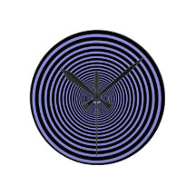 concentric circle : blue 時計