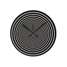 concentric circle : monotone クロック