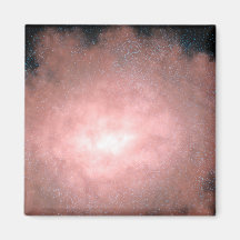 Concept of what a dusty and bright galaxy refrigerator magnet