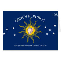 Conch Republic Flag Cards