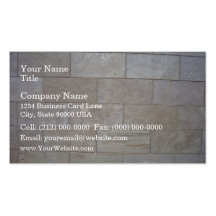 Concrete Brick Wall Background Business Card Templates