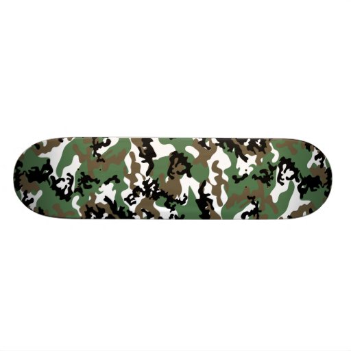 Concrete Jungle Camo Skateboard