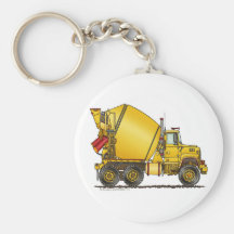 Concrete Mixer Truck Key Chains