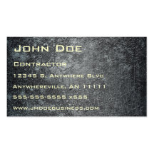 Concrete Moon Texture Business Card