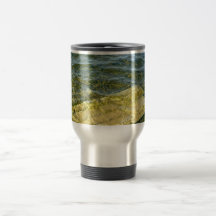 Concrete slab in pond mug