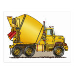 Concrete Truck Post Card