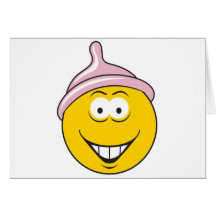 Condom Smiley Face Card