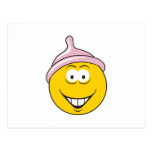 Condom Smiley Face postcards