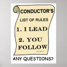 Conductor's List Of Rules Print