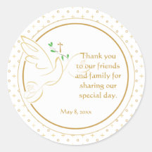 Confirmation | Baptism Favour Sticker