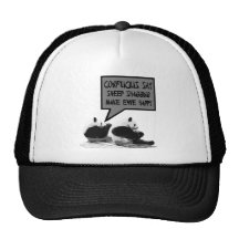 Confucius say mesh hats