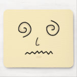 Confused face mouse mats