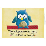 congatulations adoption card