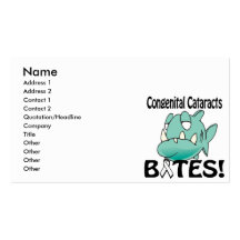 Congenital Cataracts BITES Business Card Template