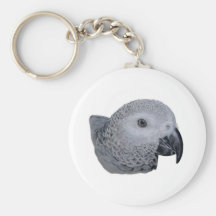 Congo African Grey parrot Key Chain