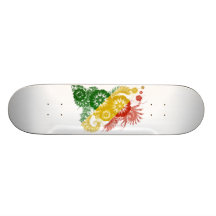 Congo Republic Flag Skate Deck