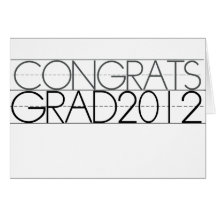 Congrats Grad 2012 Card