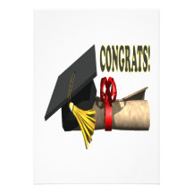 Congrats Personalized Invitations