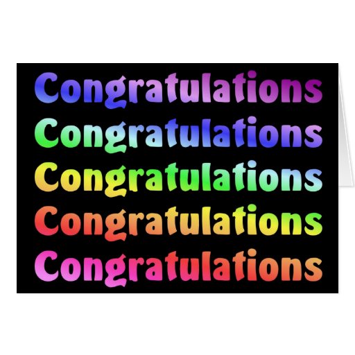 Congratulations Cards