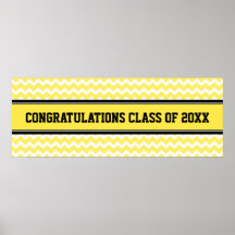 Congratulations Graduation Custom Year Banner Print