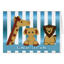 Congratulations, New Baby Boy Cards
